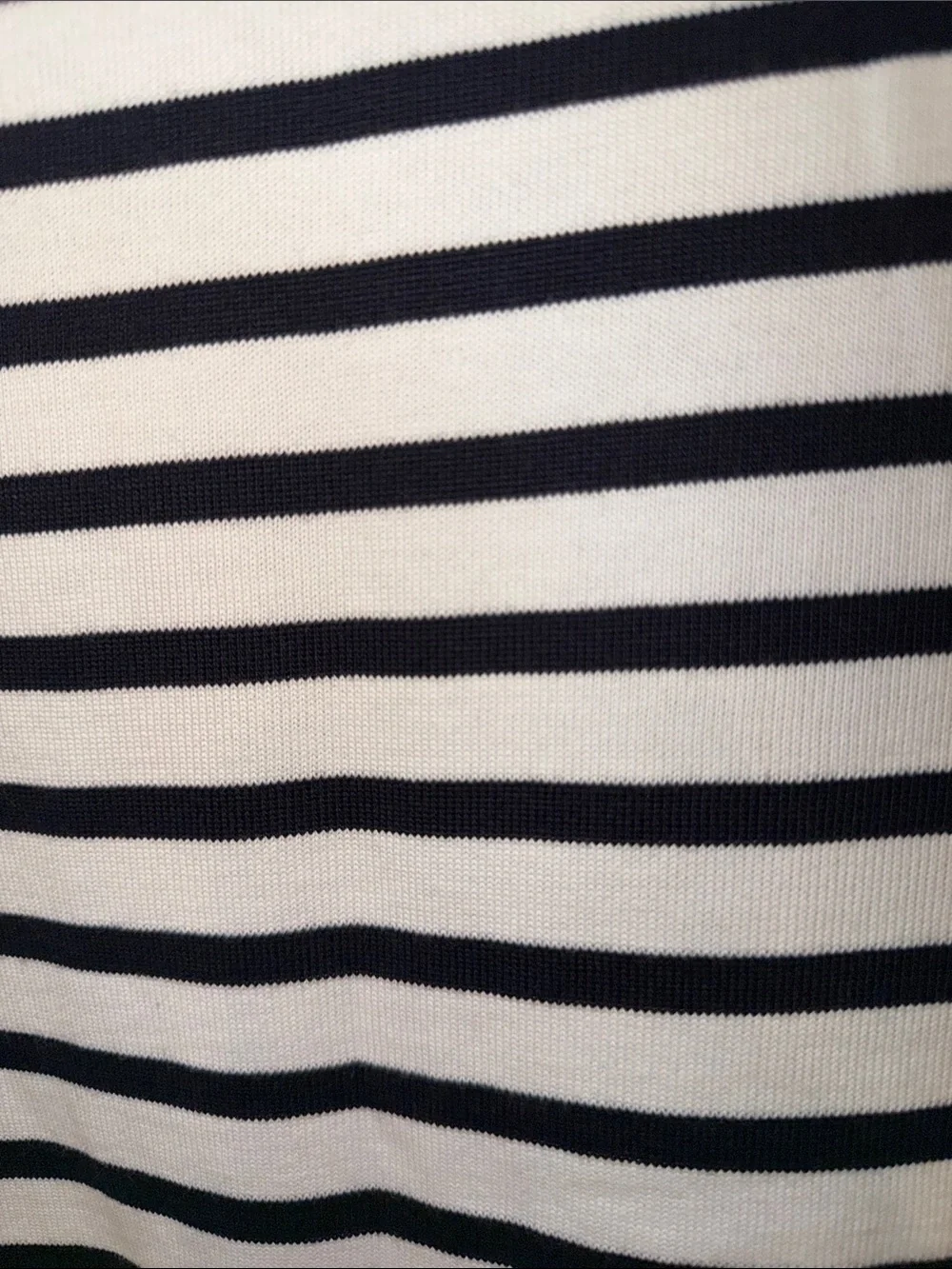kate spade White & Navy Striped 'Beware of Sharks' Long Sleeve Tee